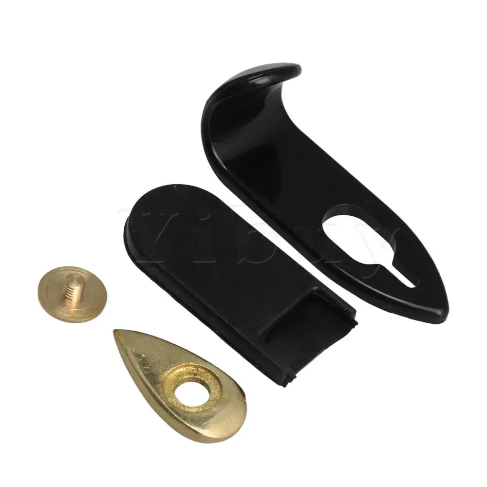 

Yibuy Metal Plastic Saxophone Thumb Hook With Finger Holder 61*20*3MM