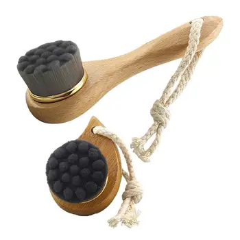

2pcs Facial Brushes Soft Manual Cleansing Bristle Exfoliation Skin Tool for Woman