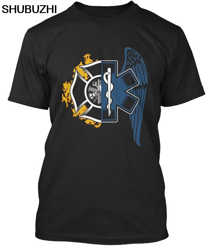 

Firefighter Emt Ems Wing T-shirt Elegant cotton men t-shirts bigger size 4XL 5XL fashion male shubuzhi brand tee-shirt