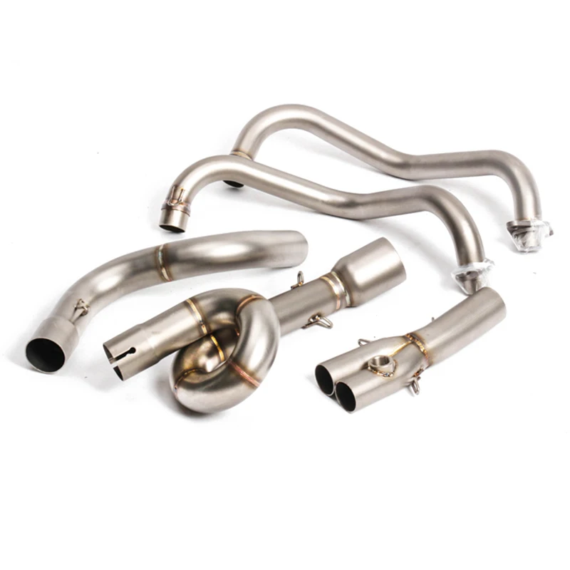 Escape Motorcycle Exhaust Front Link Pipe Stainless Steel Exhaust System For Kawasaki Ninja Z250 250 300 2013-2016 - Image 4