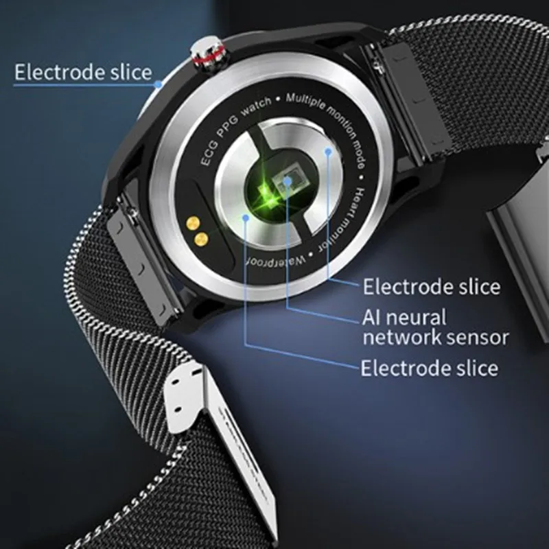 ECG Smart Bracelet Color Screen Bluetooth Watch PPG Heart Rate Monitor Sports Fitness Tracker Smartwatch Swim Wristband Clock