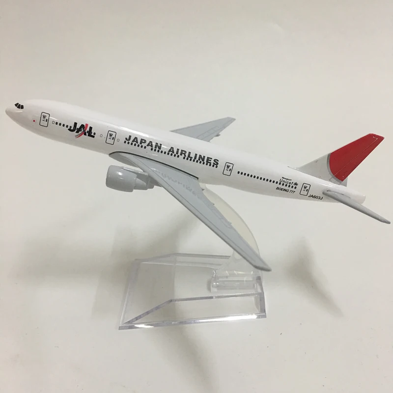 

JASON TUTU 16CM JAPAN Airlines B747 Airplane Model Aircraft Model Scale 1:400 Boeing 777 Diecast Plane Model Metal Planes Toy