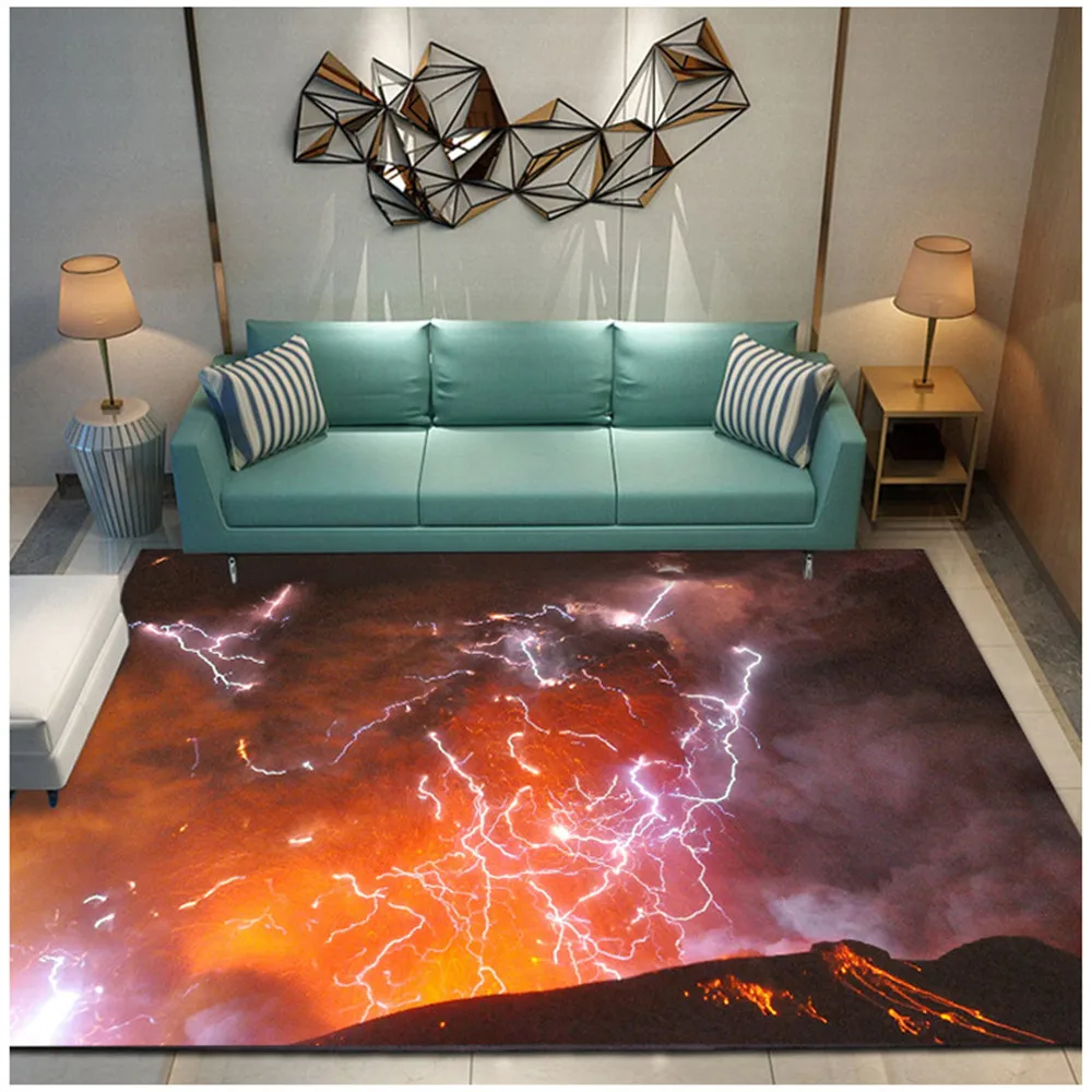 Football 3D Printed Carpet Soft Flannel Memory Foam Home Large Mat Child/Baby Play Crawl Area Rugs Cute Kids Room Decor Carpets