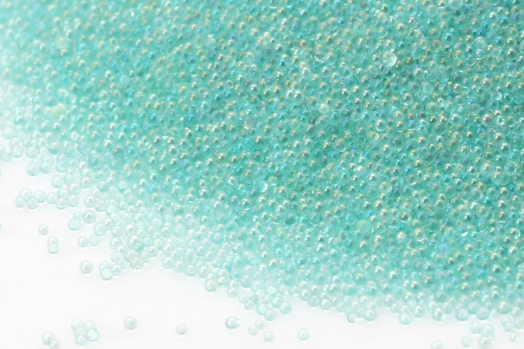 0,6-1,0MM 10G Mikro-Kristallkugeln für Nagelkunst Mehrfarbige Transparente Kaviar-Glasperlen Dekorationen Schmuckzubehör – Detail 5