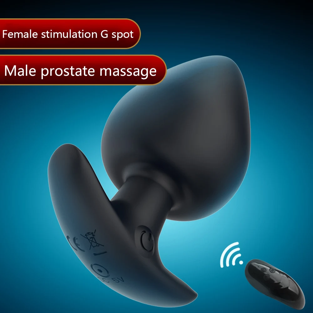 Vibratore stimolatore della prostata per principianti giocattolo sessuale per massaggiatore della prostata maschile dildo plug anale filo di silicone_voghion.com