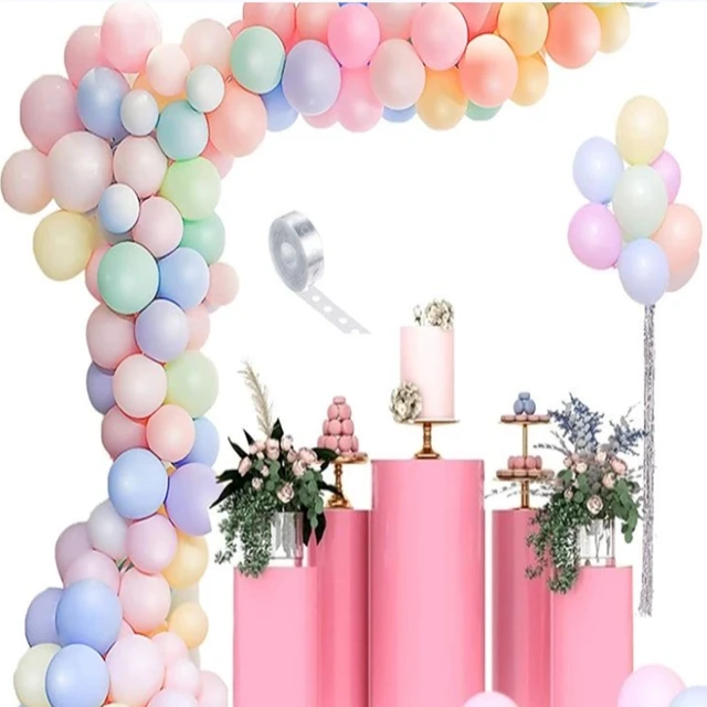 

Оптовая продажа, белая круглая Банкетка и фон, свадебная витрина для украшения свадебной сцены