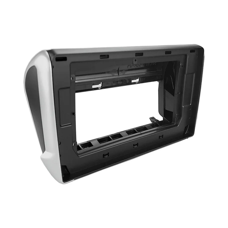 Car Radio Housing Car Radio ABS Plastic Fascia Panel Frame Fit for Peugeot 2008 2015~ Installation 2 Din 10.1 Inch DVD GPS MP5 Dash Mount Kits