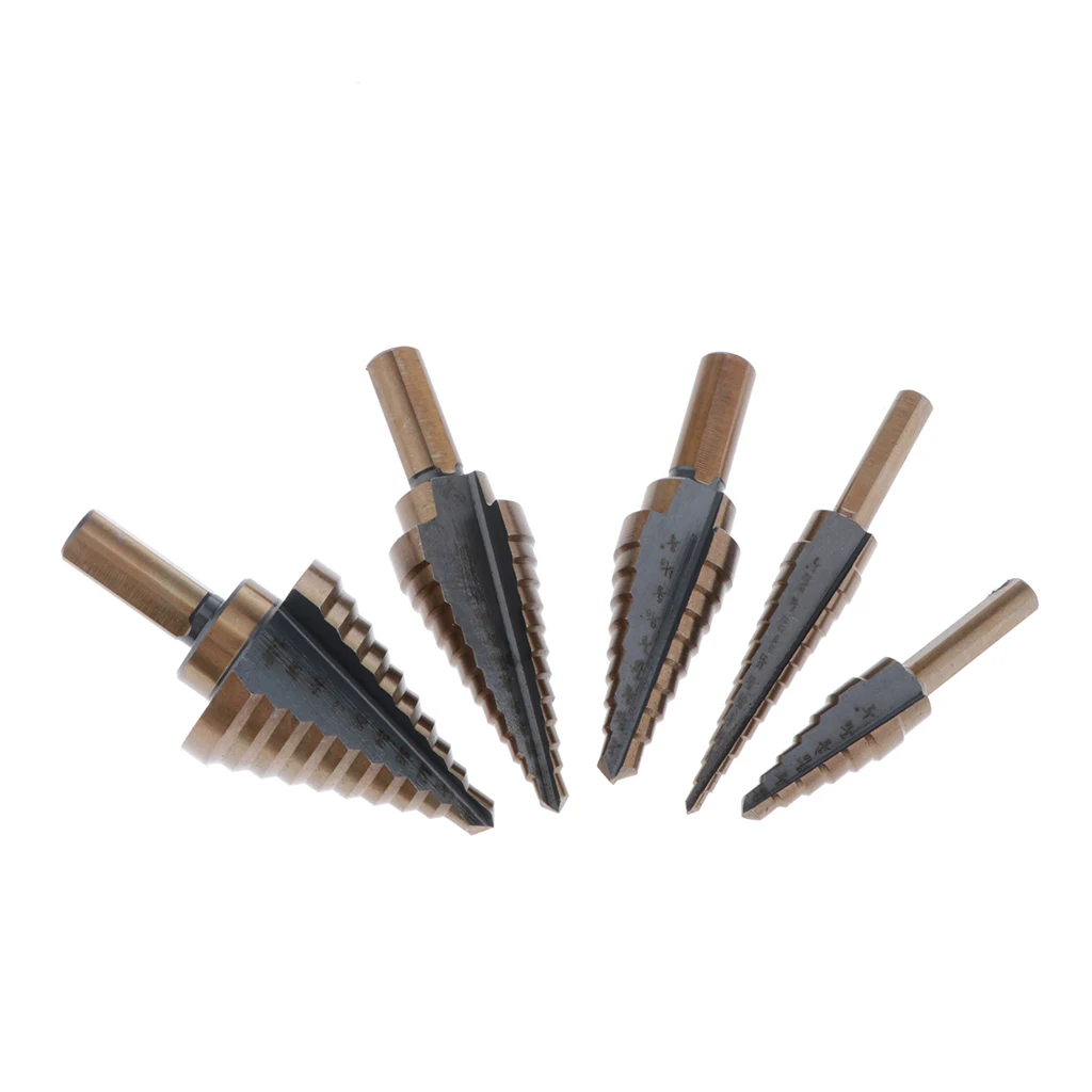 Box Of 5 High Quality HSS Steel Helical Drill Bits DIY Domestic General Construction