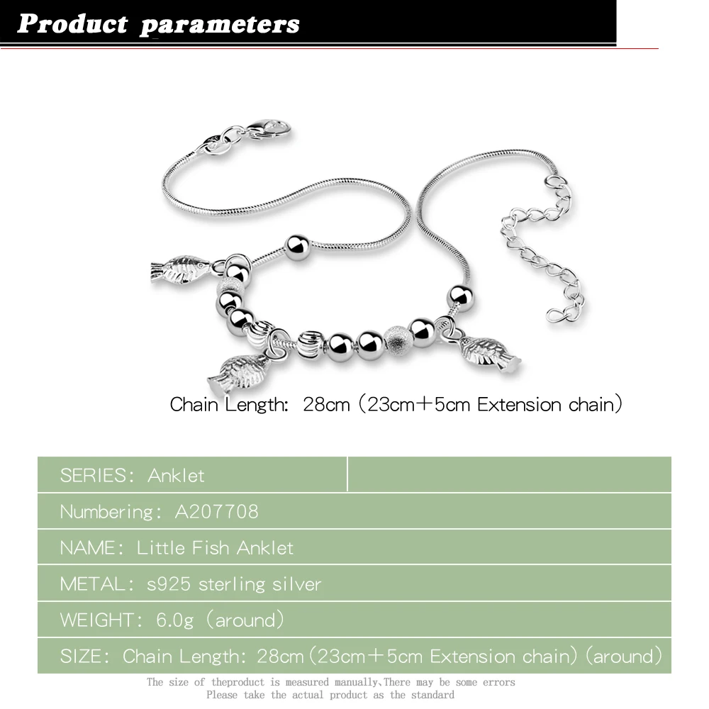 Подвеска в виде маленькой рыбки из серебра 925 пробы|foot accessories|gift for girlfriendgift gifts |