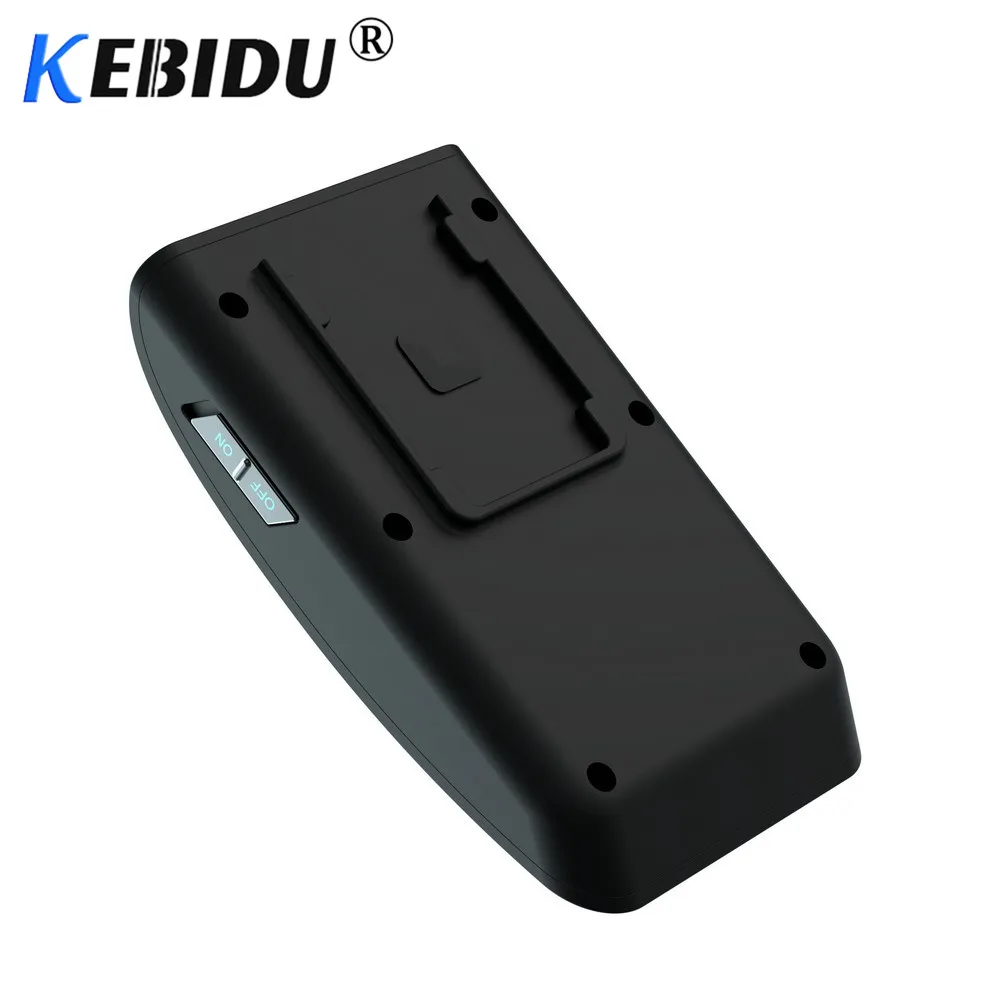 Kebidu Bluetooth громкой связи автомобильный комплект 4,2 беспроводной аудио приемник солнцезащитный козырек клип динамик телефон динамик музыкальный плеер двойной микрофон