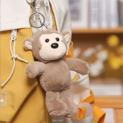 Llavero grande de felpa con diseño de Mono para niños, juguete de felpa con diseño de mono, tamaño de 15Cm aprox., disponible en varios colores, ideal para regalos de boda, Color opcional