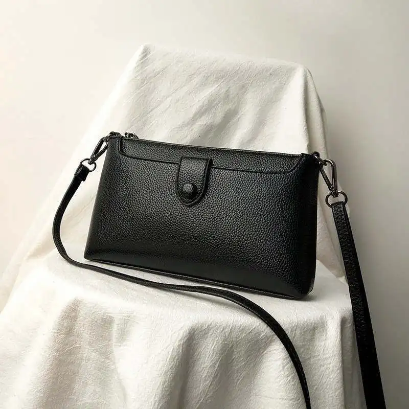 Female Messenger Bags High Quality Small Leather Shoulder Bag Sac A Main Women Vintage Flap Clutch Bag Crossbody Bag For Girls