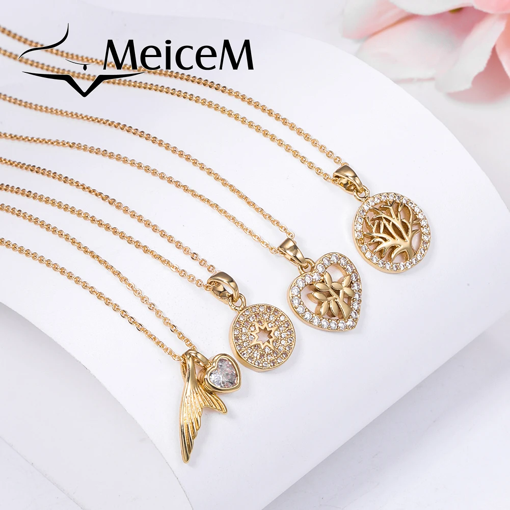 Sale Alloy Enamel Necklaces Meicem 