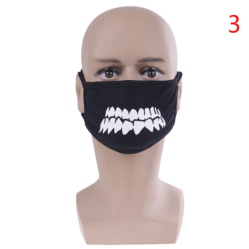 Милый мультфильм аниме рот Муфельная маска для лица смайлик маска Kpop маски Kawaii Анти Пыль маска Kpop хлопковая маска для губ