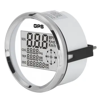 

85Mm Gps Speedometer Odometer 0-999 Knots Km/Mp For Boat Truck Motorcycle Car With Backlight Car Digital Speed Meter