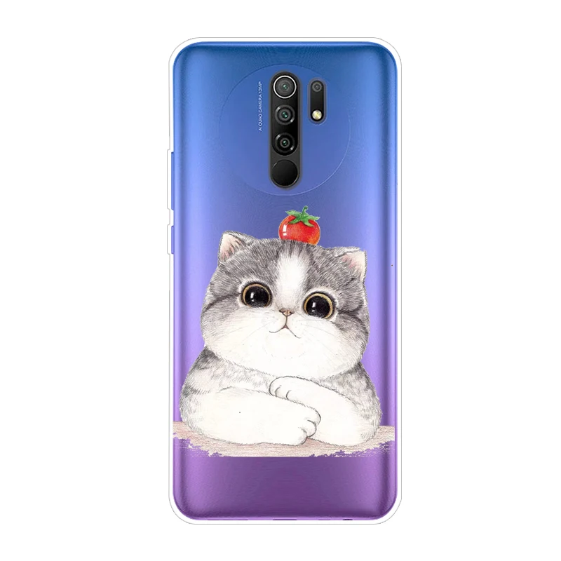 For Coque Redmi 9 Case Transparent Soft TPU silicon Phone Cover For Xiaomi Redmi 9 Case Redmi9 Clear Fundas For Redmi 9 6.53" phone cases for xiaomi Cases For Xiaomi