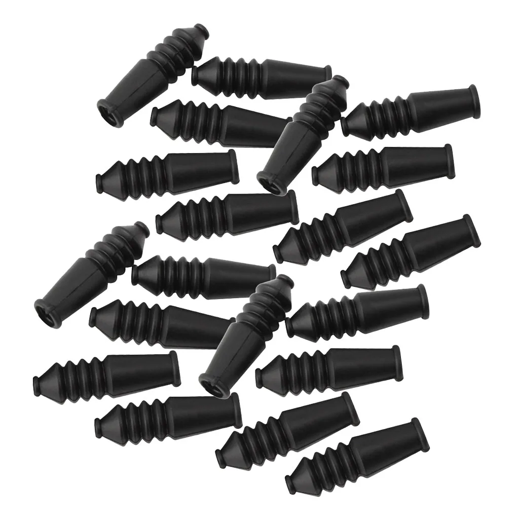 Perfeclan 20pcs MTB Bike V Brake Cable Rubber Boot Protection Sleeve Cover