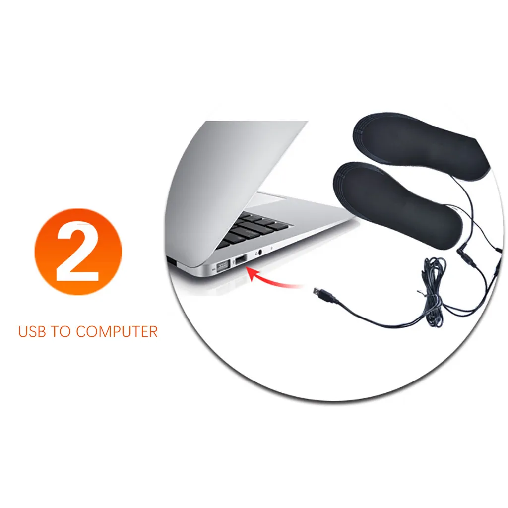 1 пара USB электрические стельки с обогревом для ног теплая зимняя обувь стелька грелка с пультом дистанционного управления# G4