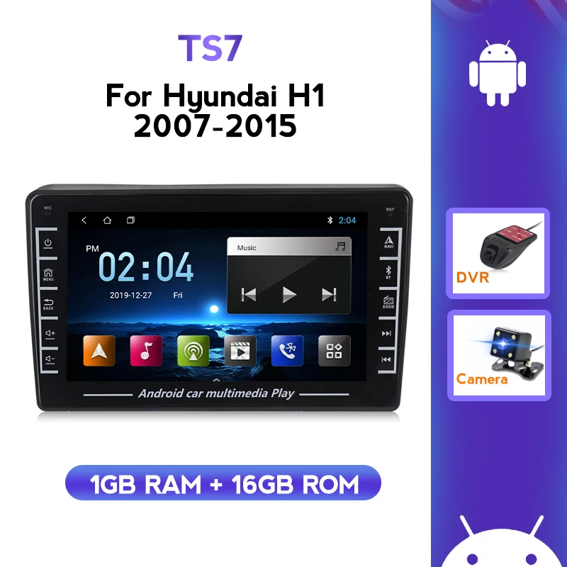 2Din автомобильный GPS Android для Hyundai H1 2007-2015 1080P видео IPS экран Поддержка BT DVR FM радио ADAS