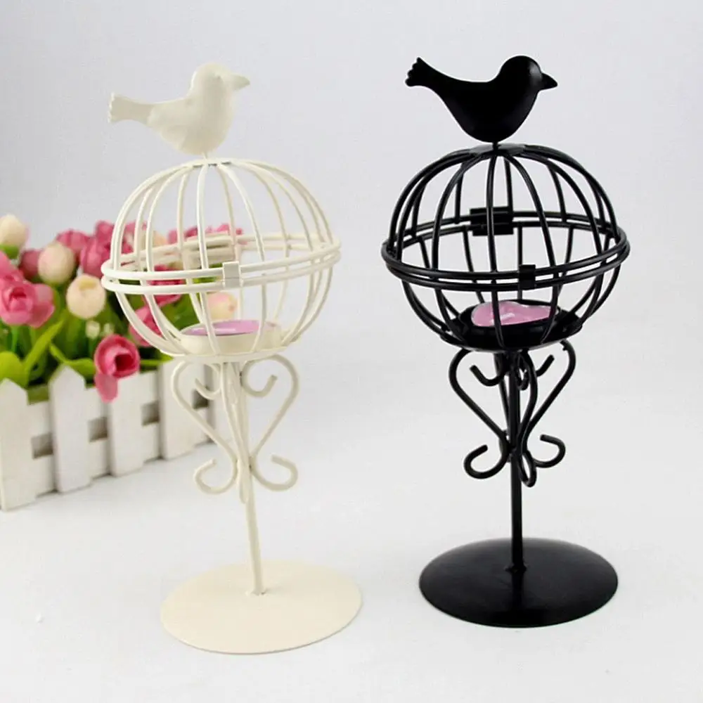 Европейский классический полый подсвечник стоящая птица марокканский Ретро свадебный подсвечник estilo nordico decoracion casa 20N8