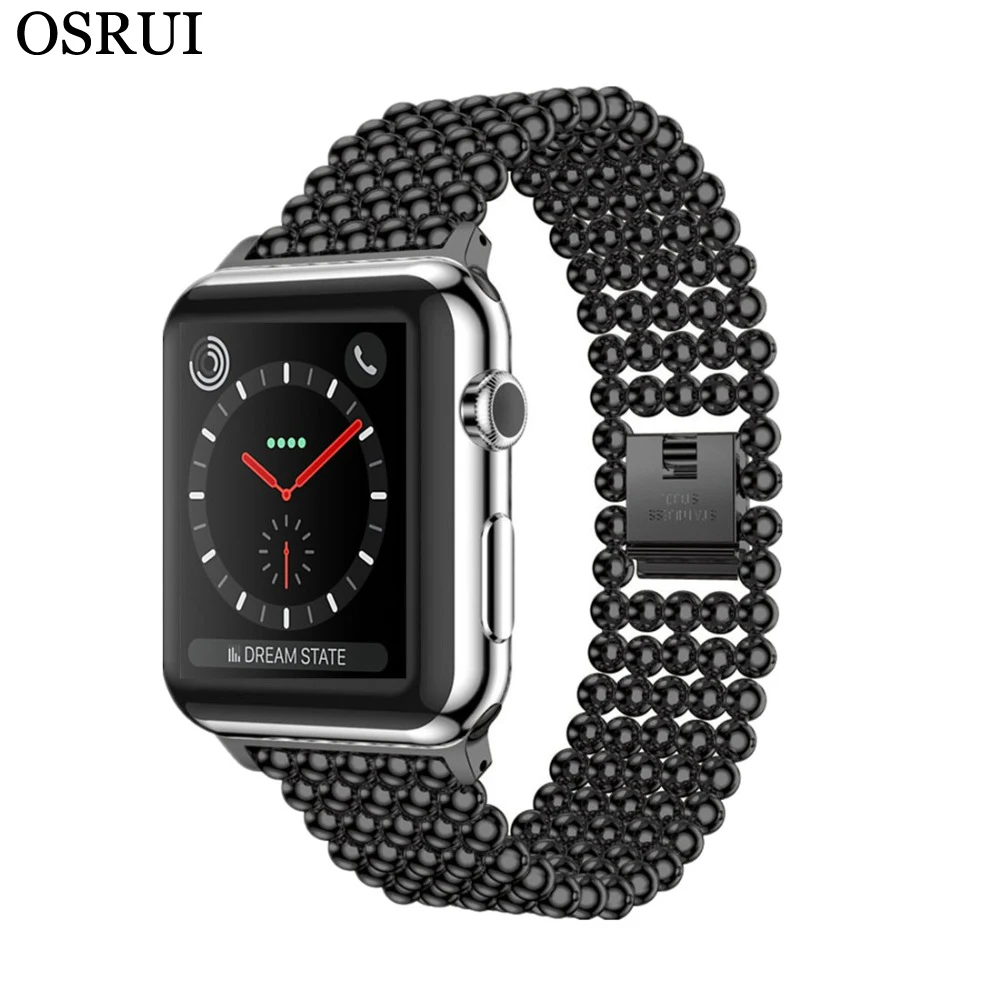 Ремешок из нержавеющей стали для apple watch 42 мм 38 44 40 5 4 3 2 ремешок iwatch браслет часов |