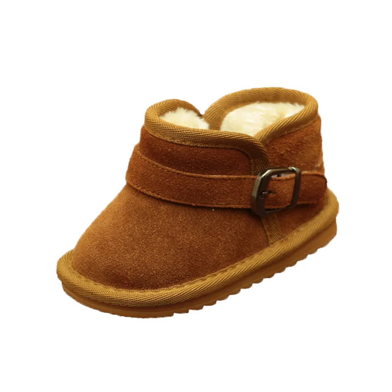 Winter Children's Warm Cotton Shoes Children's Snow Boots Baby Cotton Shoes Non-slip Boots Newborn Infant Baby Girl Boots
