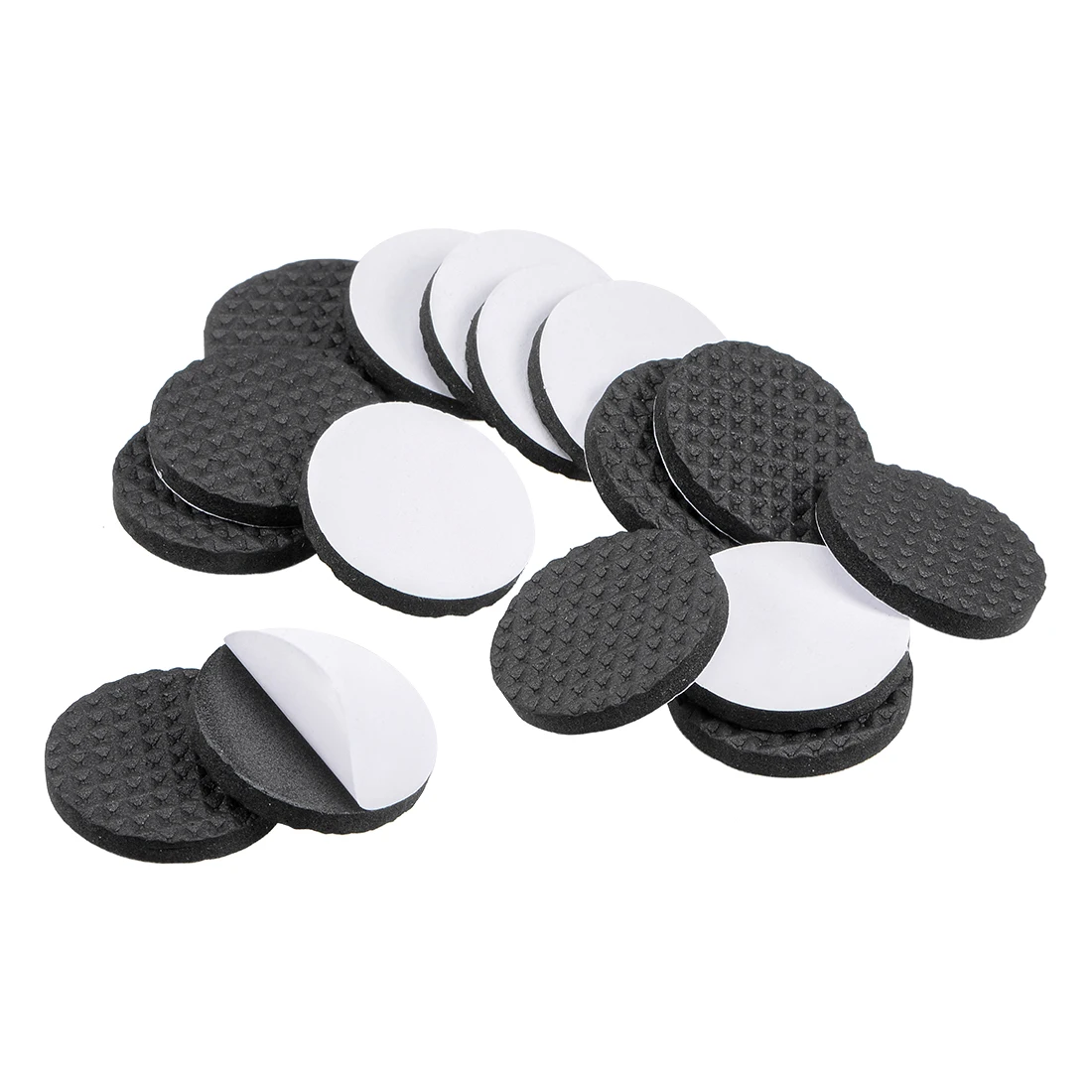 

uxcell Furniture Pads Adhesive EVA Pads 30mm Dia 4mm Thick Round Black 48Pcs