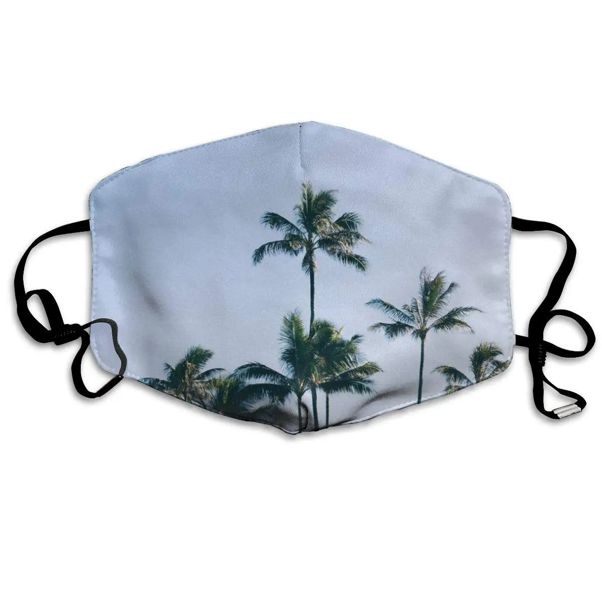 Mouth Mask Summer Coconut Tree Print Masks - Breathable Adjustable Windproof Mouth-Muffle Camping Running for Women and Men | Аксессуары
