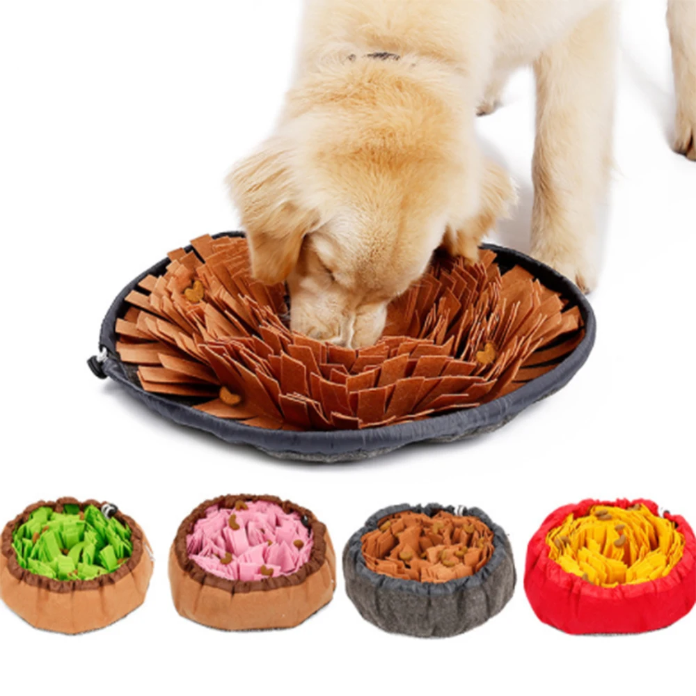 

Snuffle Mat Pet Leak Food mat pet Training Blanket Nose Work Toy Pet Slowing Feeding Mat Small Dog Pad Pet Nose Work Blanket