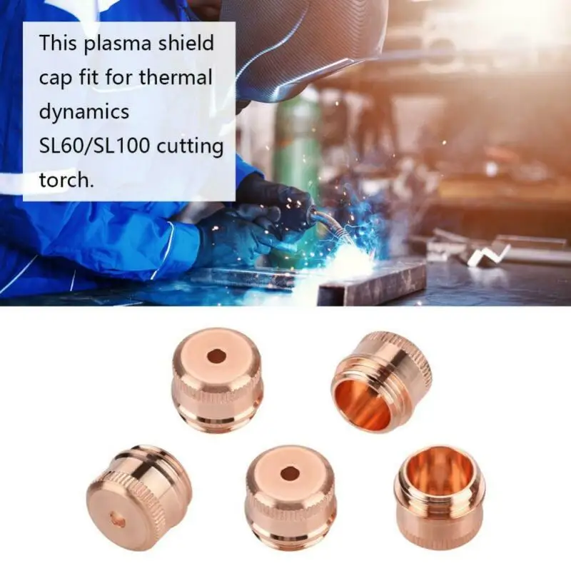 Plasma Shield cap 5 шт 50-60A для тепловой динамики SL60-100 фонарь для резки 9-8238