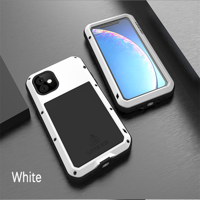 MEI Aluminum Shockproof Phone Case For iPhone 13 12 11 Pro Max Heavy Duty 360 Full Protection Armor Cover for iPhone 13 Pro