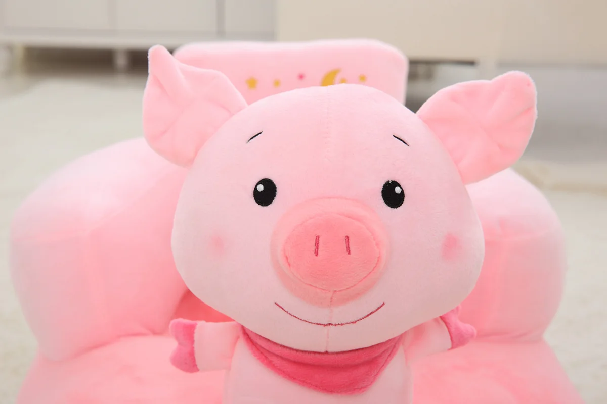 Kawaii детские сиденья игрушки мягкие банные халаты в виде животных для маленьких диван плюшевые Детское Кресло детская назад Поддержка стульчик для кормления учиться сидеть с единорогом из плюша