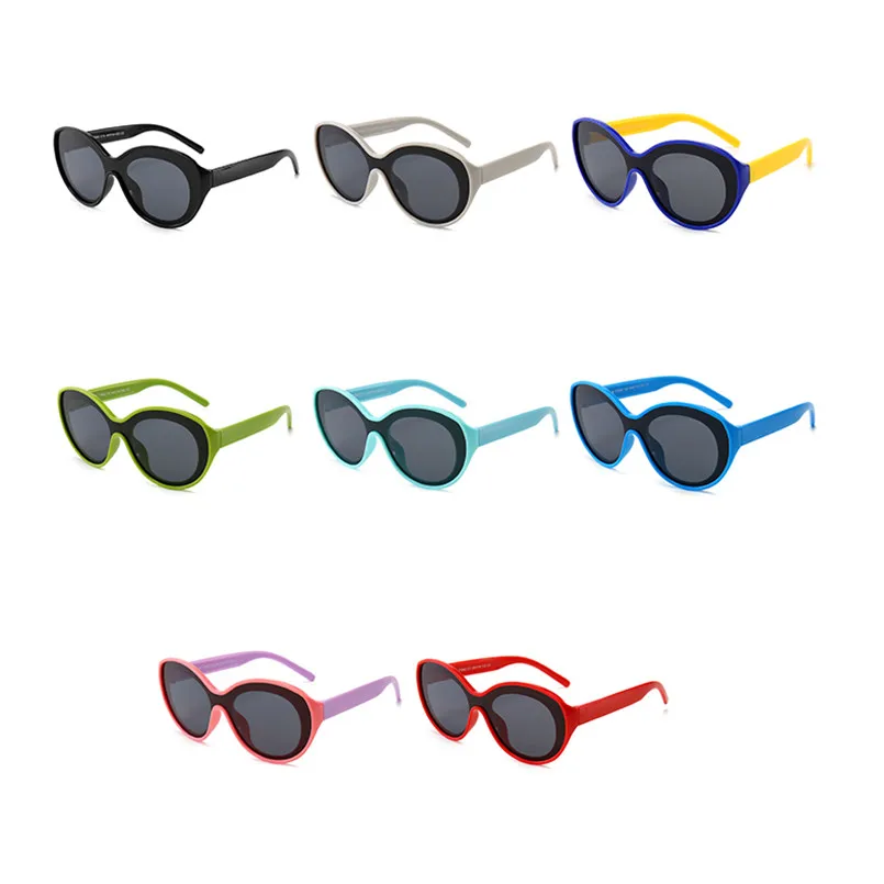 Модные поляризационные солнцезащитные очки с линзами UV400, Винтажные Солнцезащитные очки, легкие очки, очки в стиле ретро для мальчиков и девочек