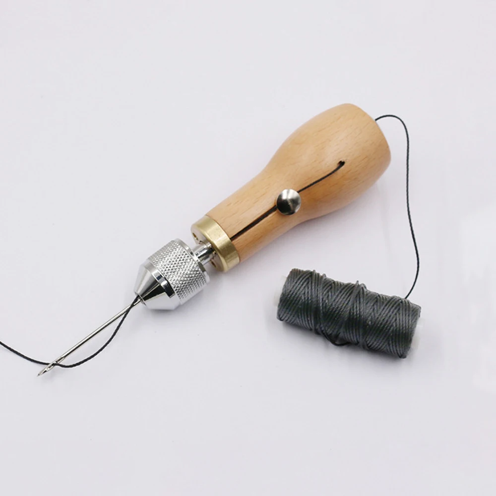 DIY кожаный инструмент для ремесленного пошива кожи швейная машина вощеная нить для кожи крафт край ремень со строчкой полоски обувной инструмент