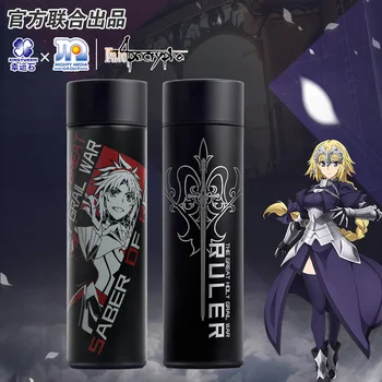 FZ FGO 애니메이션 보온병 스틸 물병, LED 디스플레이 온도 감지 컵 눈금자, 운명 그랜드 오더 선물