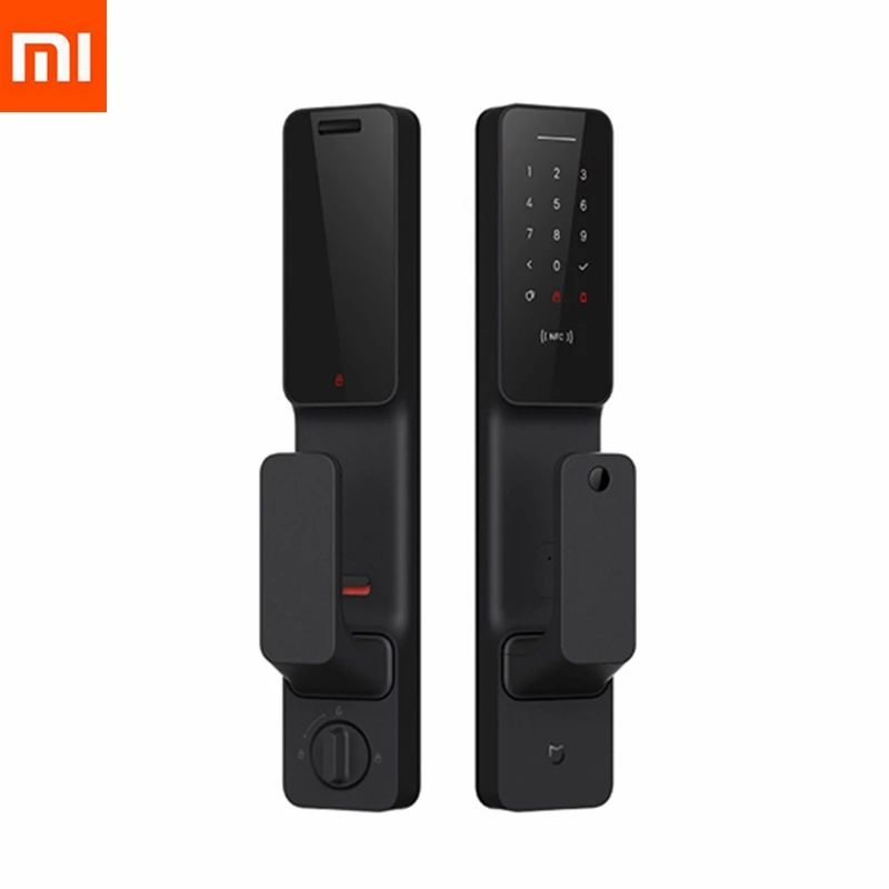 

Xiaomi Mijia Push-Pull Smart Door Lock Fingerprint Sensor Passpord NFC Bluetooth Unlock APP Control Intelligent Linkage Smart