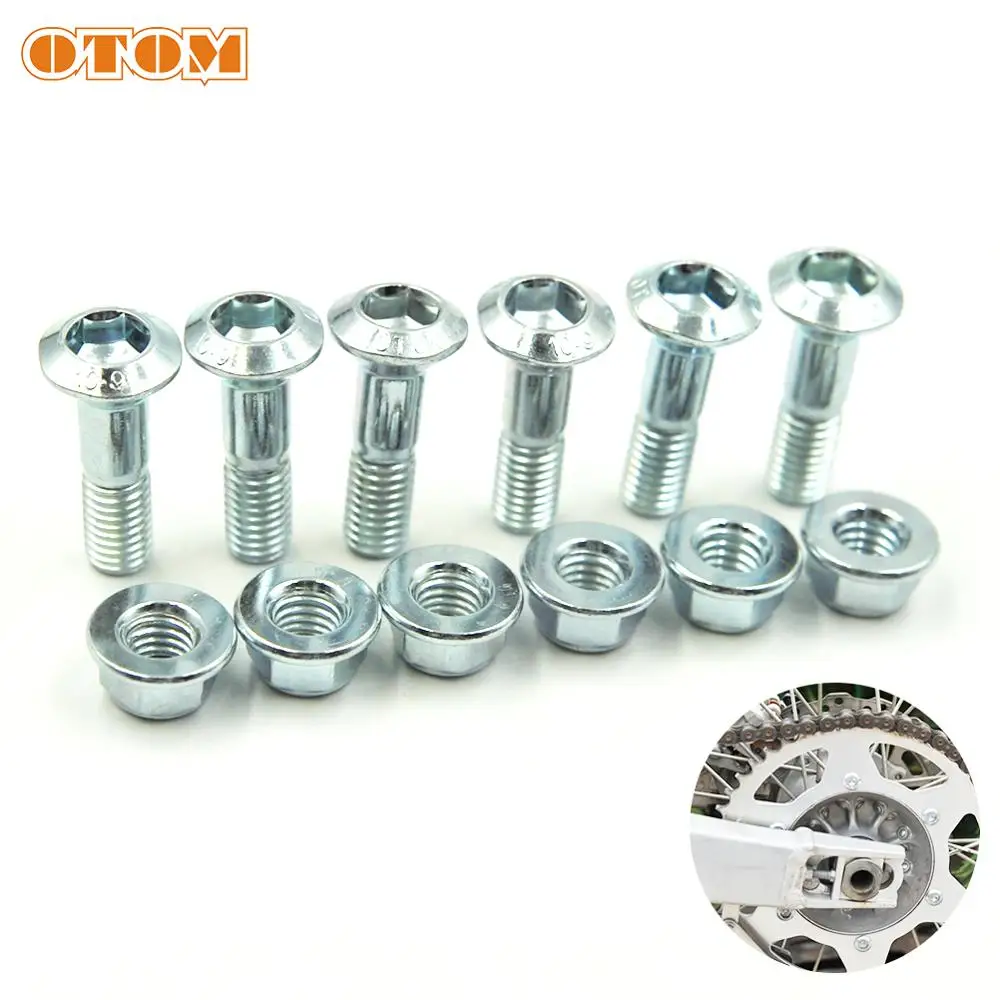 

OTOM Universal Sprocket Bolts Nuts Crankset Chainwheel Screws For KTM Honda Kawasaki SX XC XCF CRF YZF WRF KXF KLX RM RMZ