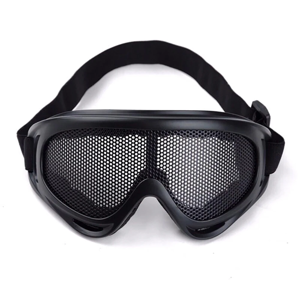 Outdoor Tactical Airsoft Adjustable Goggles Mesh Bulletproof CS Glasses | Спорт и развлечения