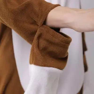 HKSNG взрослых животных коричневый Ленивец комбинезоны пижамы мультфильм мягкий флис Комбинезоны Косплей костюмы Комбинезоны лучший подарок