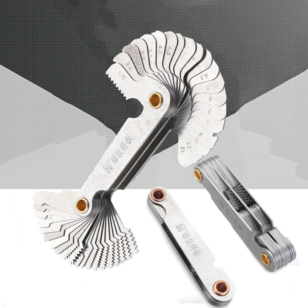 Carbon Steel 55/60 Degree Metric Inch Thread Plug Gauge Gear Tooth