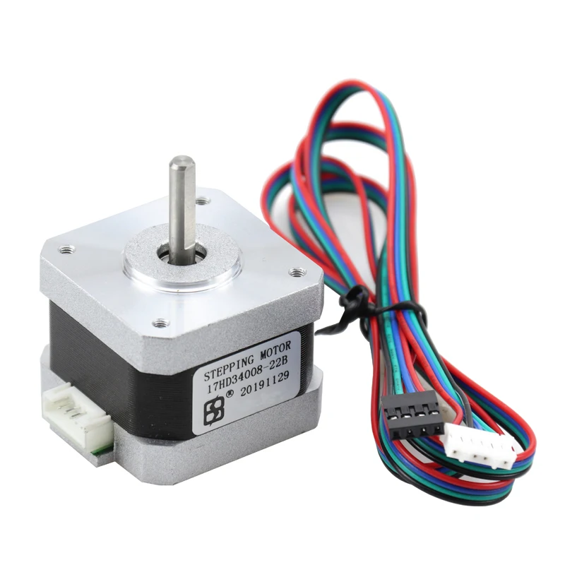 1pcs Silver DuPont XH2.54 DuPont крутой двигатель 42 двигатель nema 17 шаговый двигатель 3D принтер ЧПУ робототехники Reprap проект - Голенище Диаметр: 1pcs Silver DuPont