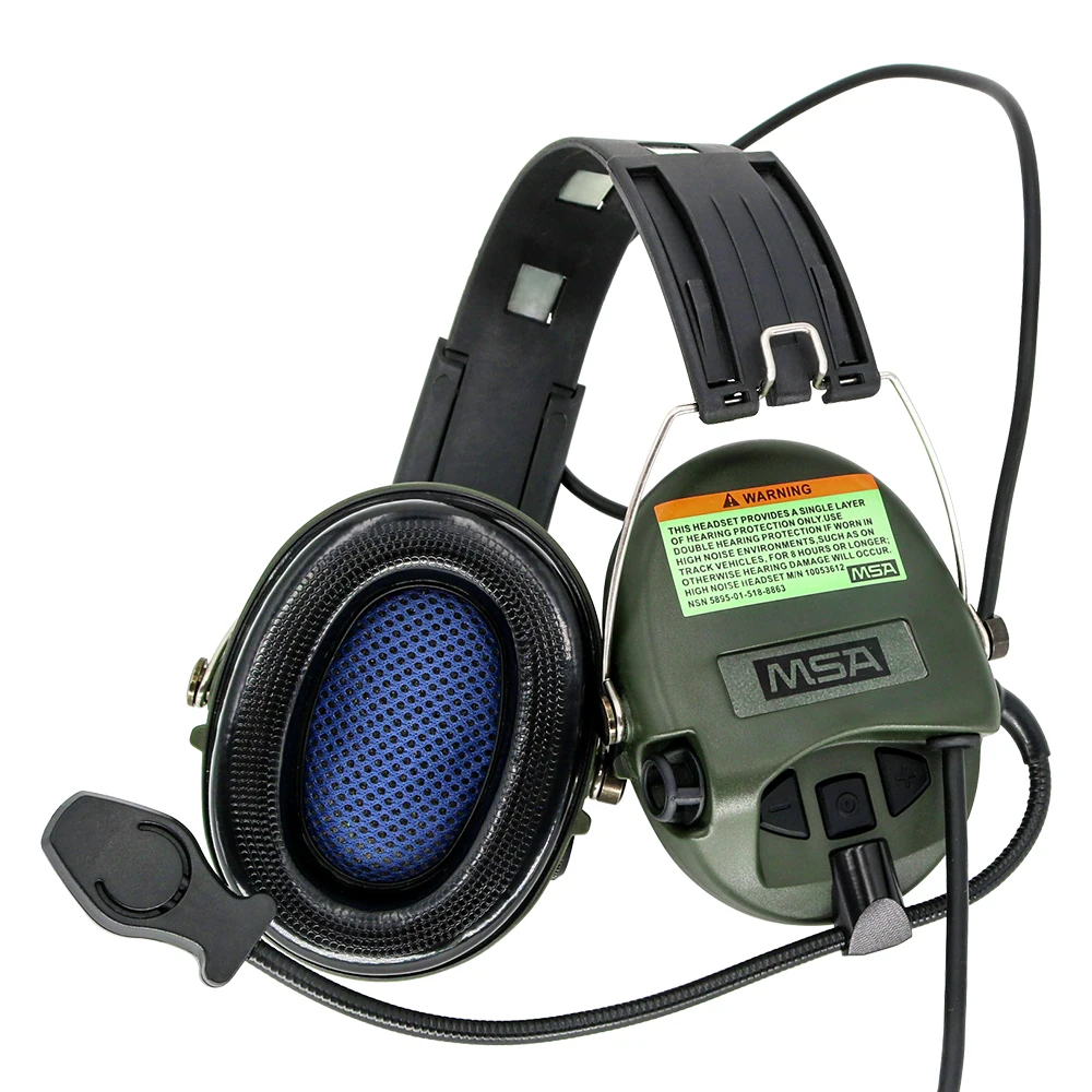 Tactical Softair Sordin Headset Noise Reduction Earphone Hunting Airsoft Headphone FG PTT U94 Kenwood 2 Pin 4