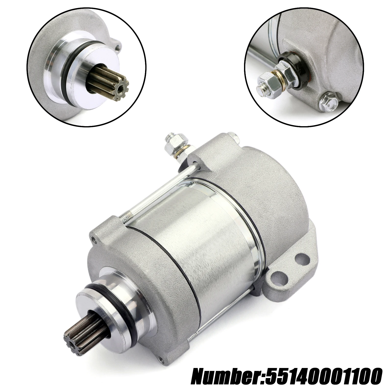 12v Motorfiets Start Starter Motor For Motorcycle 200 250 300 EXC XC XCW 2008-2012 2014 55140001000 Heavy Duty 410W Motor