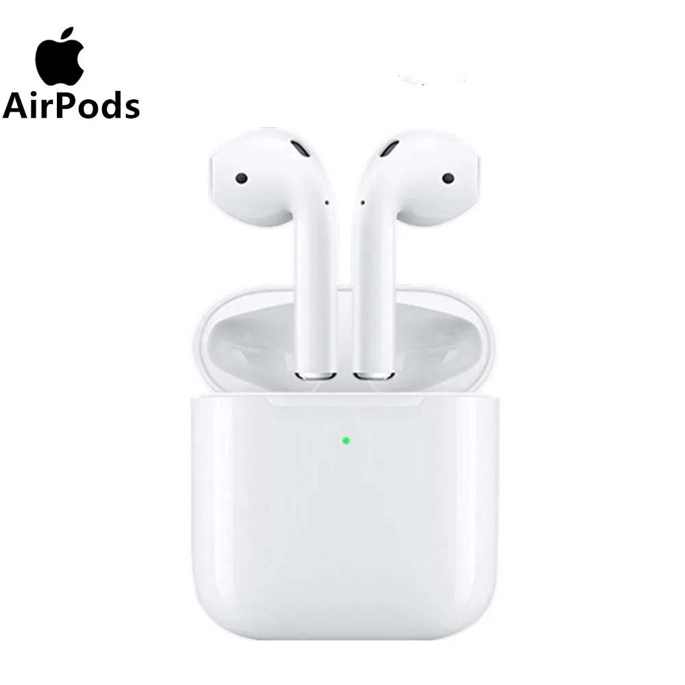 Оригинальная Bluetooth-гарнитура Apple AirPods с беспроводным зарядным чехлом для iPhone iPad