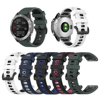 

Universal Silicone Smart Bracelet Strap for Garmin Fenix 6 GPS/6 PRO/6 Sapphire GPS Replacement Watch Band replacement strap
