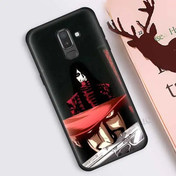 Алукард Hellsing Жесткий Чехол для samsung Galaxy J8 J6 J4 A6 A7 A8 A9 плюс M10 M20 M30 S M40 силиконовый чехол для телефона с изображением на задней панели Чехол - Цвет: B02