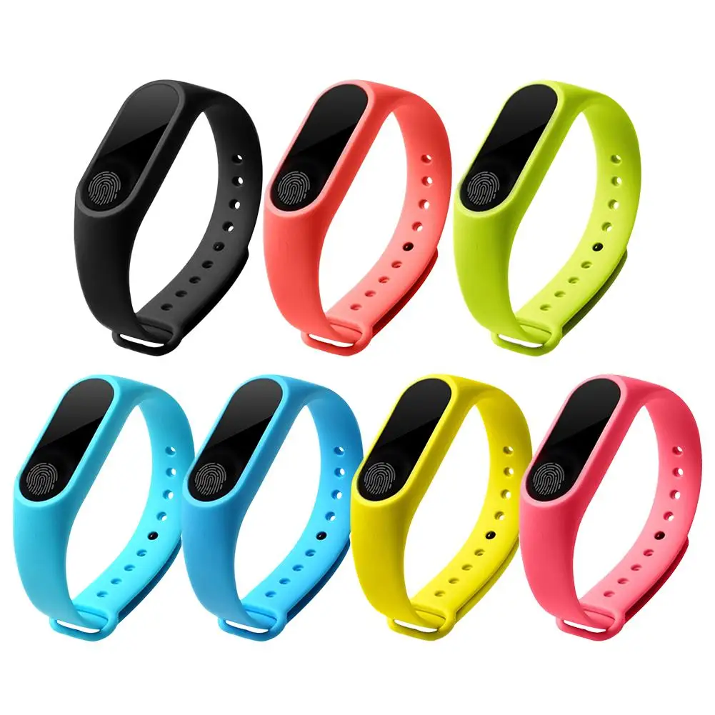 

USB Rechargeable Smart Wristband M2 Pedometer Smart Bracelet Color Screen Step Counter Heart Rate Blood Pressure Smart Reminder