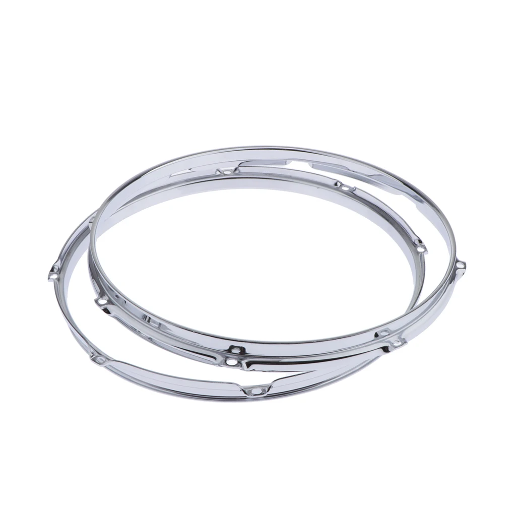 14in 8 Hole Tom Drum Die Cast Hoop Set for Drum Build or Restoration 2.5mm