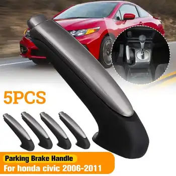 

5PCS 10PCS Car Handle Grip Covers Parking Hand Brake Handle Sleeve Protector Interior Accessories for Honda for Civic 2006-2011