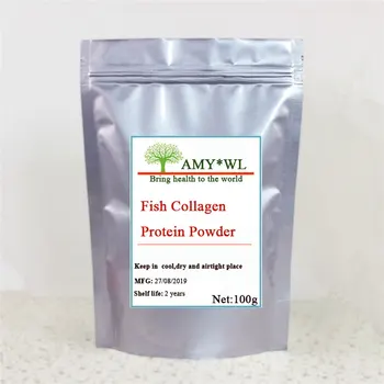 

Cosmetic Grade Pure Marine 100% Fish Collagen Powder Protein Moisture Repair Skin Pale Spot